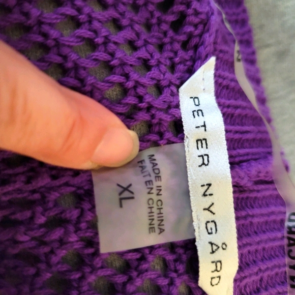 Bright purple shrug from Peter Nygard. - Picture 4 of 4